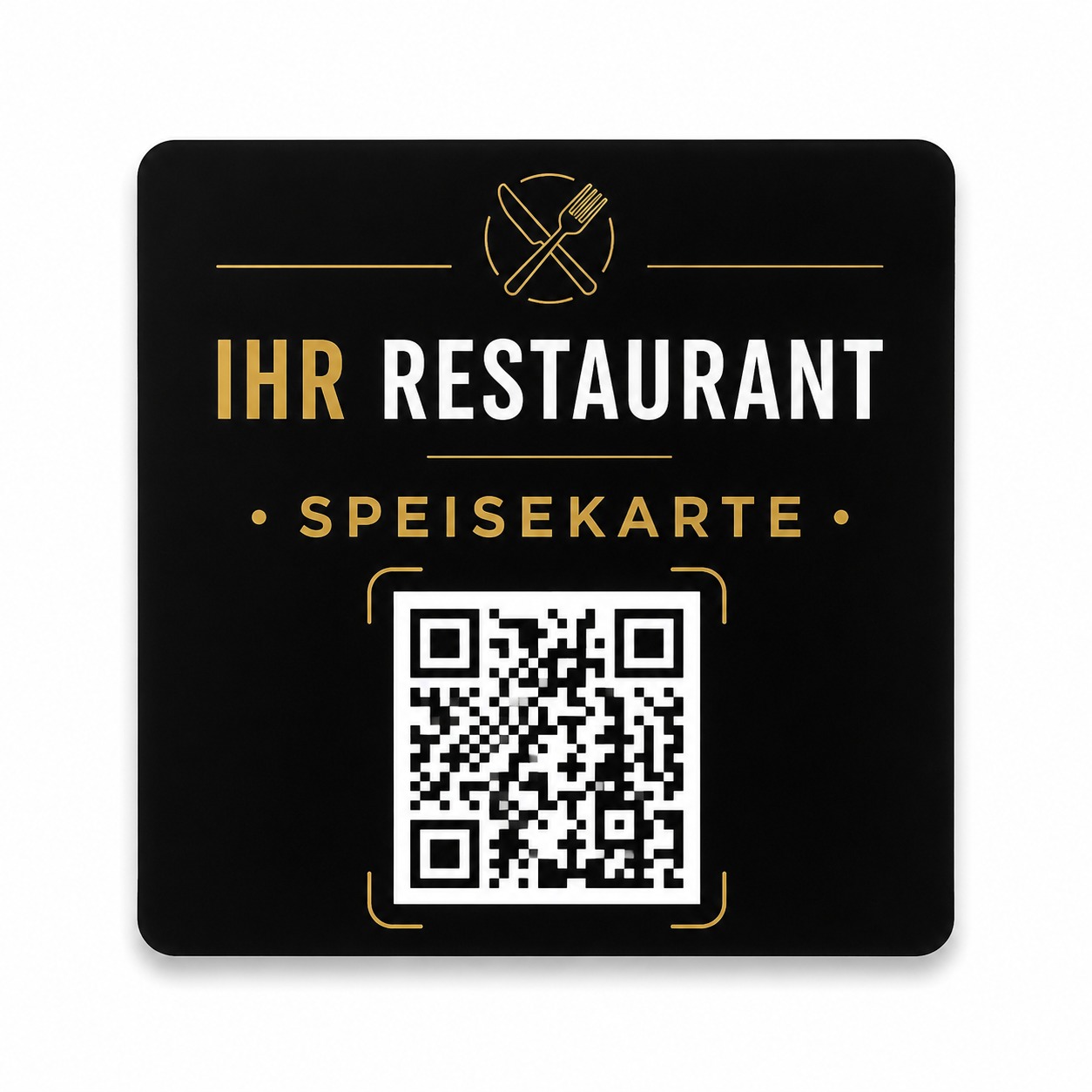Aufkleber Schwarz