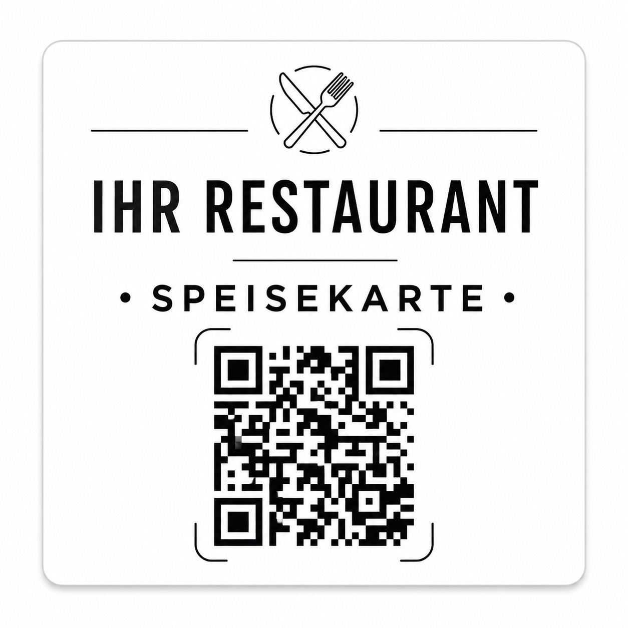 Aufkleber Weiß